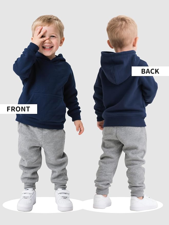 3 Pack Fleece Toddler Boys Sweatpants Kids Joggers Soft Cotton Toddler Boys - Image 4