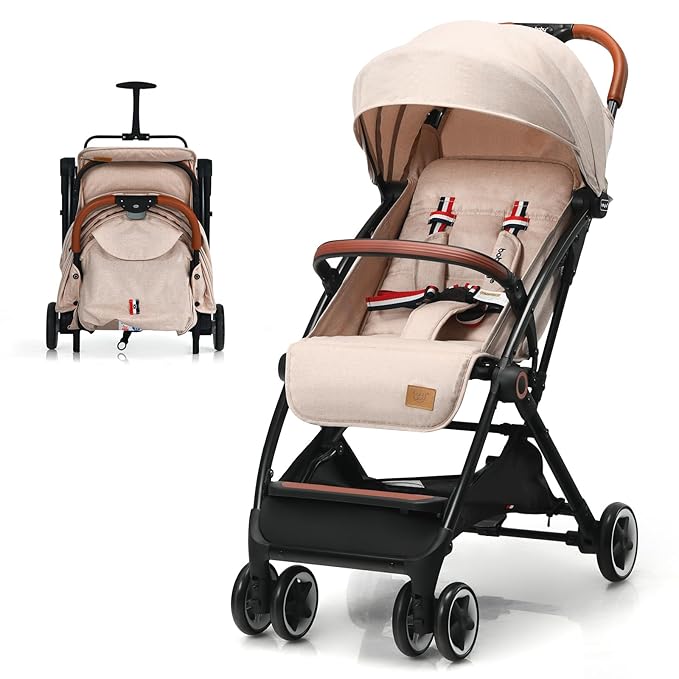 BABY JOY Lightweight Baby Stroller, Compact Toddler Travel Stroller by BABYJOY