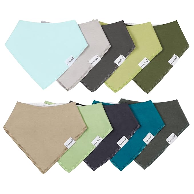 Baby Bandana Drool Bibs for Boys Girls, Super Absorbent Triangle Baby Bibs for - Image 7