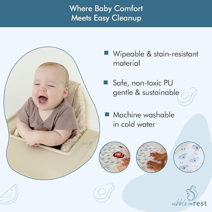 Nibble and Rest Highchair Cushion Cover - Image 3
