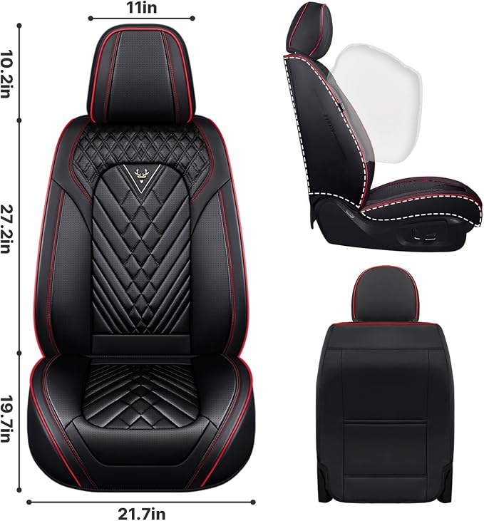 Seat Cover, Universal Leather Seat Covers - Image 2