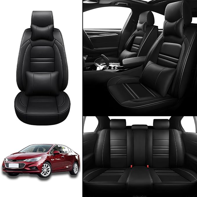 Car Seat Covers for Chevy Cruze 2011-2019 | 5-Seats Seat Covers, Waterproof - Image 2