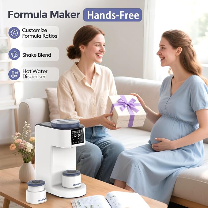 Formula Maker Pro, 2-Minute Quick Mix Baby Formula Dispenser, One-Touch - Image 2
