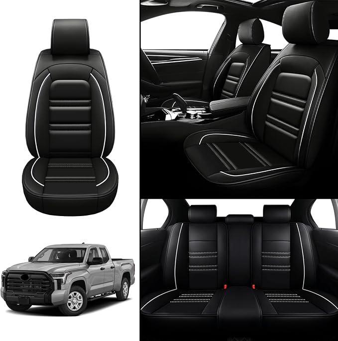 Seat Covers for Toyota Tundra 2000-2025 | 5-Seats Leather Seat Covers - Image 2