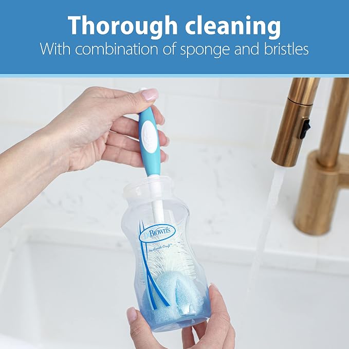 Dr. Brown's Reusable Sponge Baby Bottle Cleaning Brush - Image 3