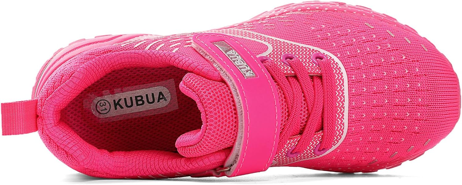 KUBUA Kids Sneakers for Boys Girls Running Tennis Shoes Lightweight Breathable - Image 4