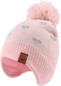 JANGANNSA Knitted Baby Hat Scarf Set Winter Warm Boys Girls Beanie Fleece by JANGANNSA