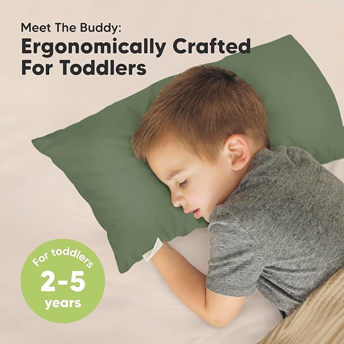Toddler Pillow with Pillowcase - Image 2