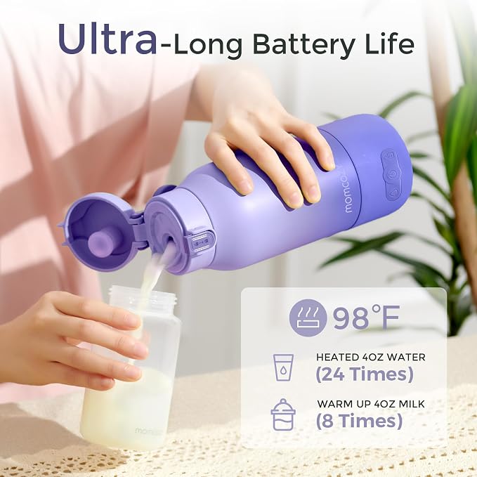 Momcozy Portable Milk Warmer for Travel – Dual Heating Modes for Breast Milk & - Image 5