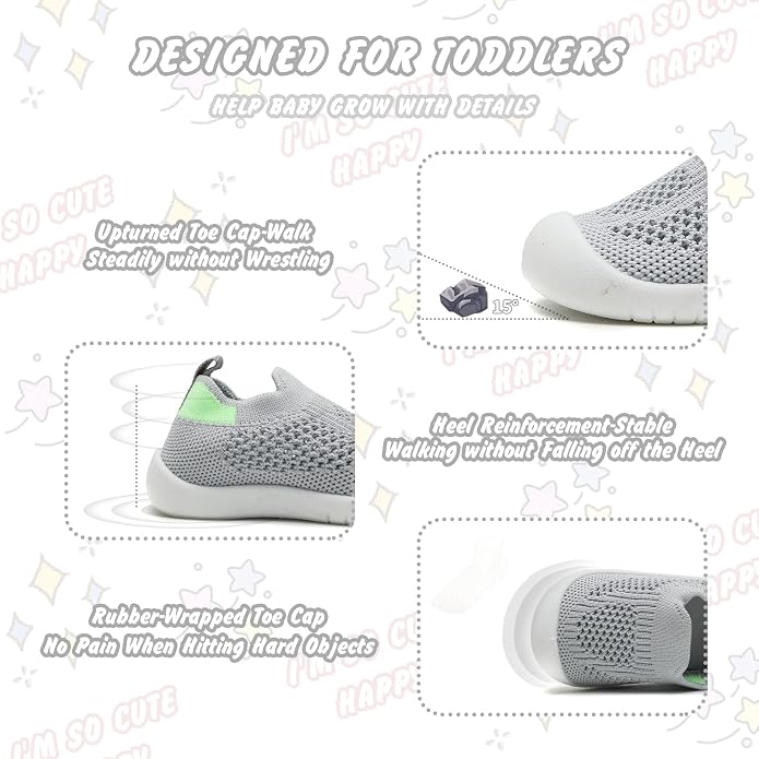 Baby Walking Shoes Toddler Girl Boy Soft Sole Breathable Cotton Canvas Shoes - Image 5