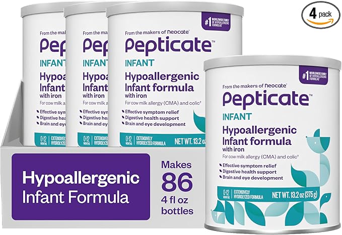 Pepticate Baby Formula, Hypoallergenic Powdered Infant Formula by Pepticate