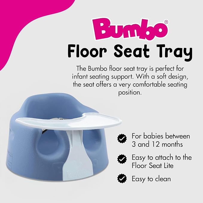 Bumbo Baby Floor Seat, Portable Infant Sit Up Activity & Eating Chair - Image 2