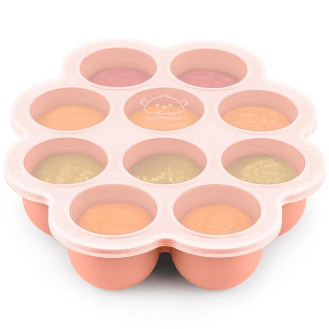 KeaBabies Silicone Food Freezer Trays by KeaBabies