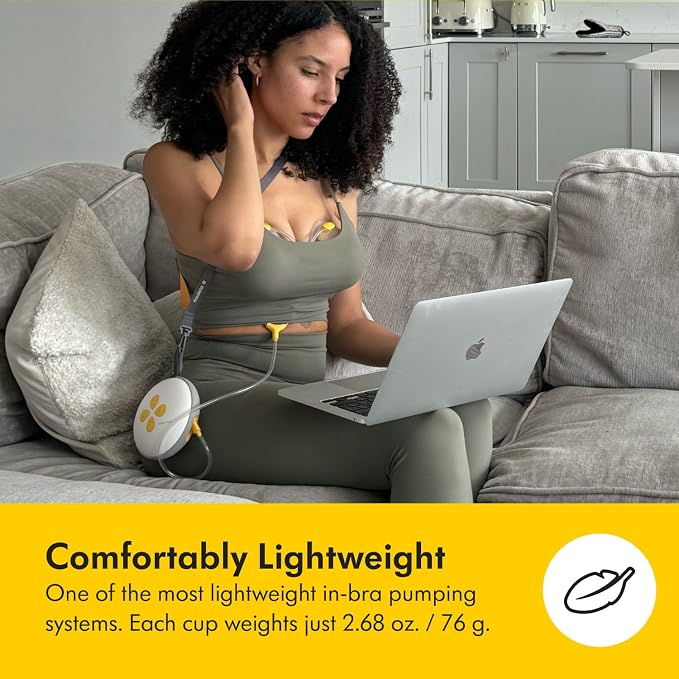 Medela Swing Maxi Hands-Free Double Electric Breast Pump, Easy and Intuitive - Image 6