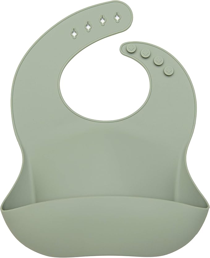 Loulou Lollipop Soft, Waterproof Silicone Feeding Bib by LoulouLollipop