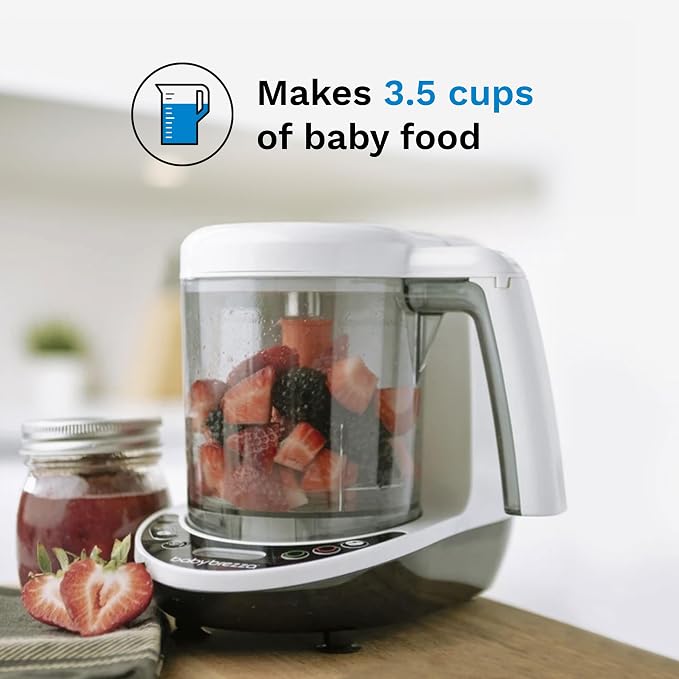 Baby Brezza One Step Baby Food Maker Deluxe – Auto shut Off, Dishwasher Safe - Image 4
