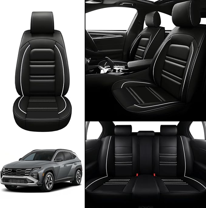 Seat Covers for Hyundai Car Tucson 2005-2025 | 5-Seats Leather Seat Covers - Image 2