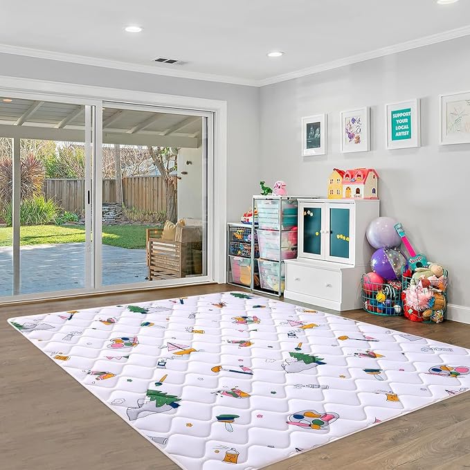 Baby Play Mat - 6ft X 4ft, Premium Thicker Foam One-Piece Crawling Mat - Image 7