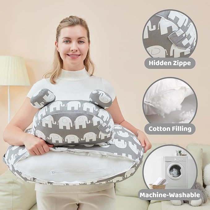Nursing Pillow for Breastfeeding, Breast Feeding Pillow for Mom Support - Image 6