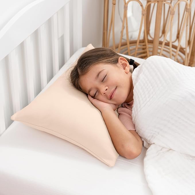 Comfy Cubs Toddler Pillow with Cotton Pillowcase, 13 x 18 in, 2 Pack - Image 2