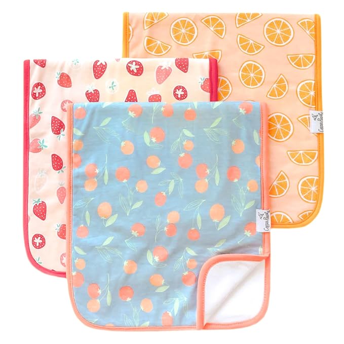 Copper Pearl Premium Baby Burp Cloths by CopperPearl