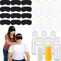 Leinuosen 24 Pcs Baby Shower Blindfold Feeding Game Set Include 6 Plastic Chug by Leinuosen