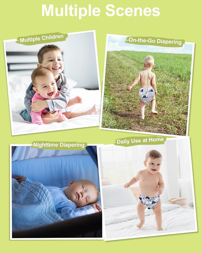 babygoal Cloth Diaper Covers 6 Pack - Image 5