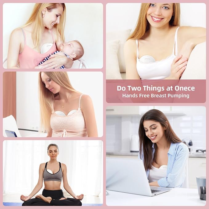Breast Pump, Wearable Breastfeeding Pump, Electric Breast Pumping, Hands Free - Image 7
