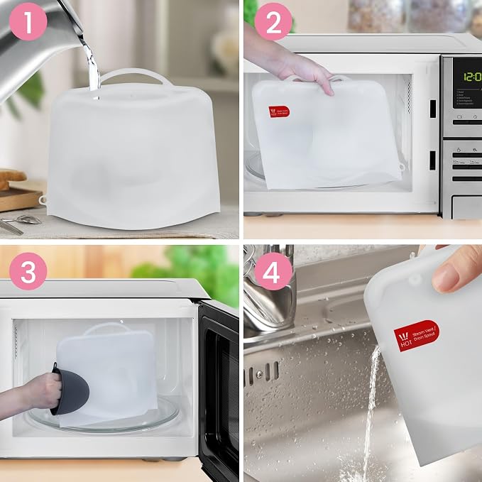 Silicone Microwave Steam Sterilizer Bags - Image 3