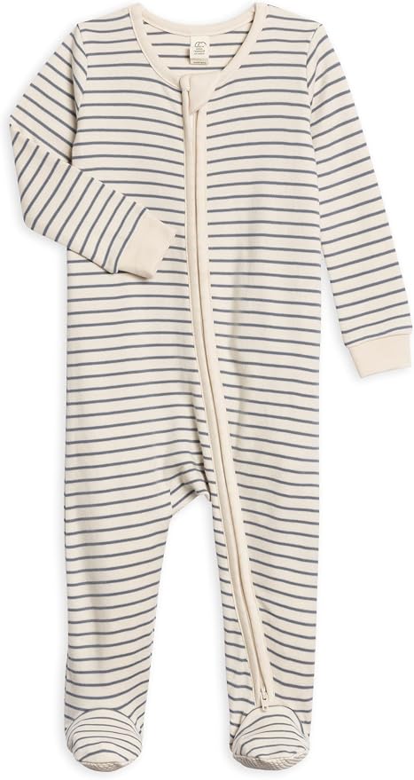 Colored Organics Baby Zip-Up Footed Sleeper by ColoredOrganics