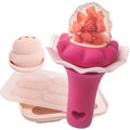 Moonkie Baby Fruit Feeder with Freezer Tray, BPA Free Silicone Food Feeder by Moonkie