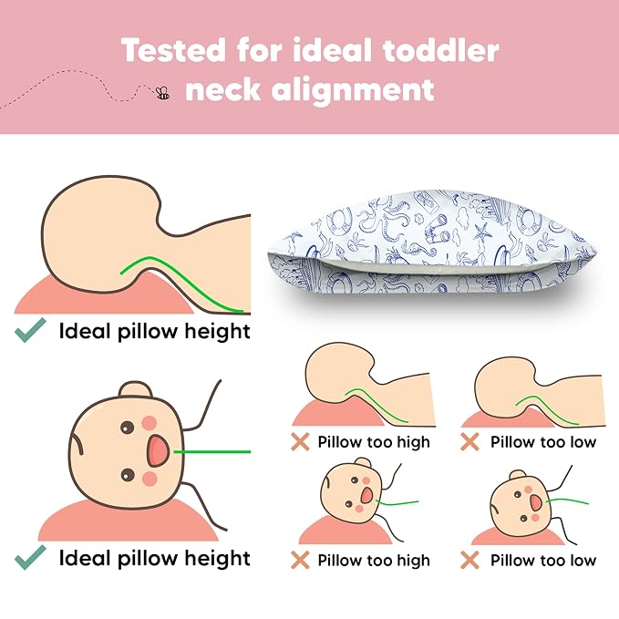Toddler Pillow with Pillowcase - Image 6