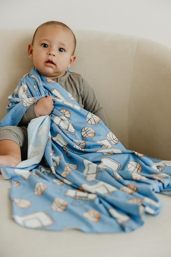 Copper Pearl Baby Swaddle Blanket - Image 3