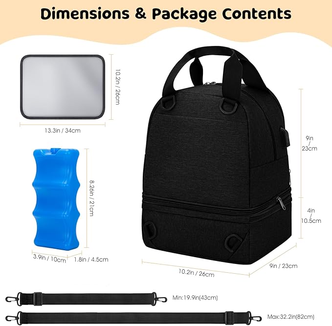 Pump Bag for Spectra S1 S2, Wearable Breast Pump Bags - Image 8