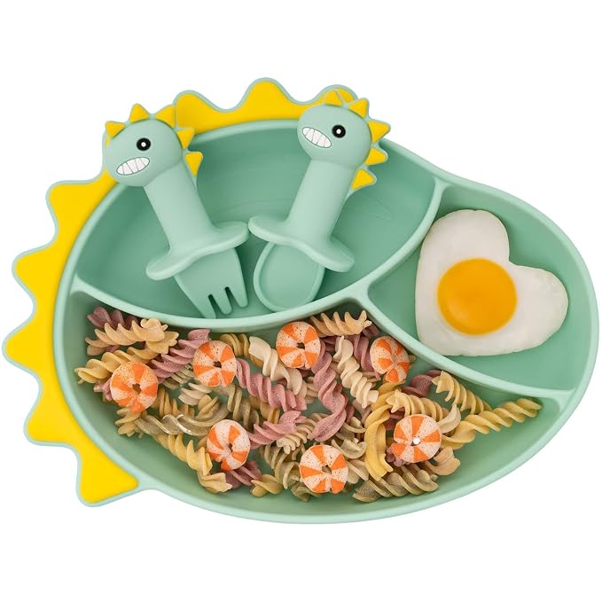 Silicone Suction Plates for Baby Toddler by NiCiNGU