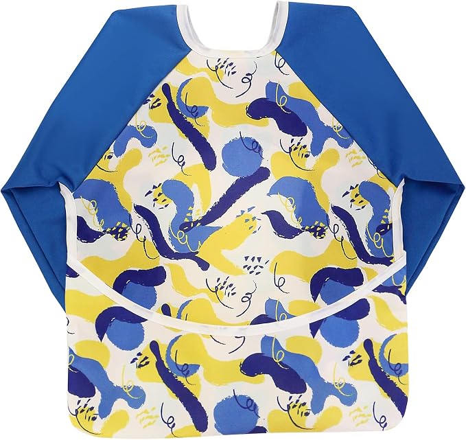 Infant Toddler Baby Waterproof Sleeved Bib, Bib by Hi+Sprout