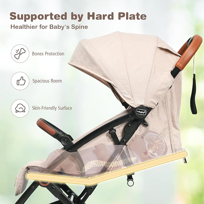 BABY JOY Lightweight Baby Stroller, Compact Toddler Travel Stroller - Image 8