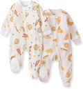 Burt’s Bees Baby Boys' One-Piece Sleep and Play 100% Organic Cotton PJs by BurtsBeesBaby