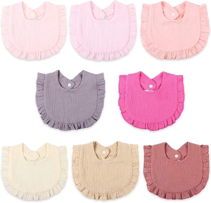 Baby Bibs Muslin Drool Teething Drooling Bibs by Mccotwe