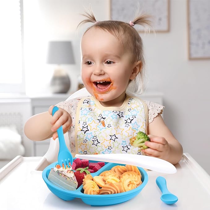 Meanplan 6 Pack Suction Plates for Toddlers - Image 6