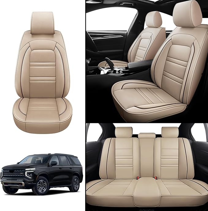 Seat Covers for Tahoe 1995-2025 | 5-Seats Leather Seat Covers - Image 2