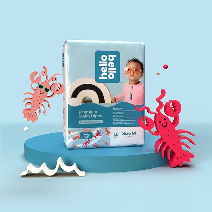 Hello Bello Premium Swim Diapers I Affordable and Eco-Friendly Disposable Swim - Image 2