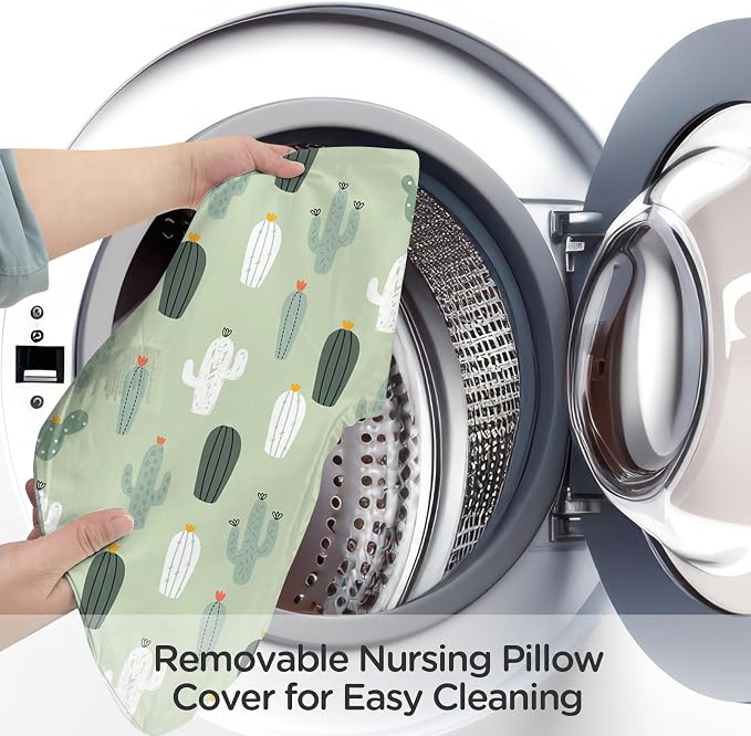 Little Grape Land Nursing Pillow, Upgraded Breast Feeding Pillow - Image 6