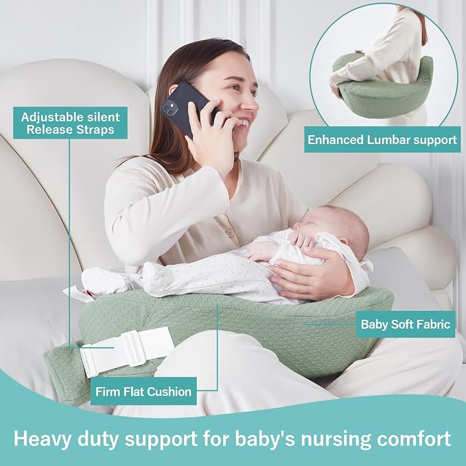 QSTEHEML Nursing Pillow for Breastfeeding - Image 2