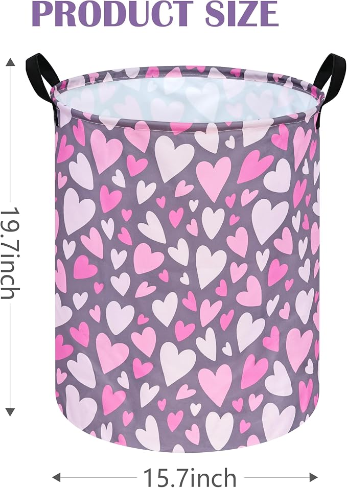 Round Laundry Hamper Storage Basket Laundry Organizer Hamper Storage Bins - Image 7
