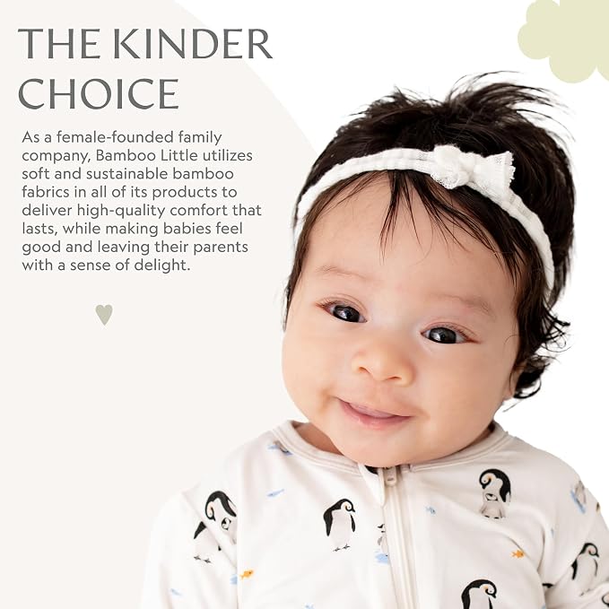 Bamboo Little Soft Baby Footie Pajamas, Baby Clothes, Newborn Sleepers - Image 6