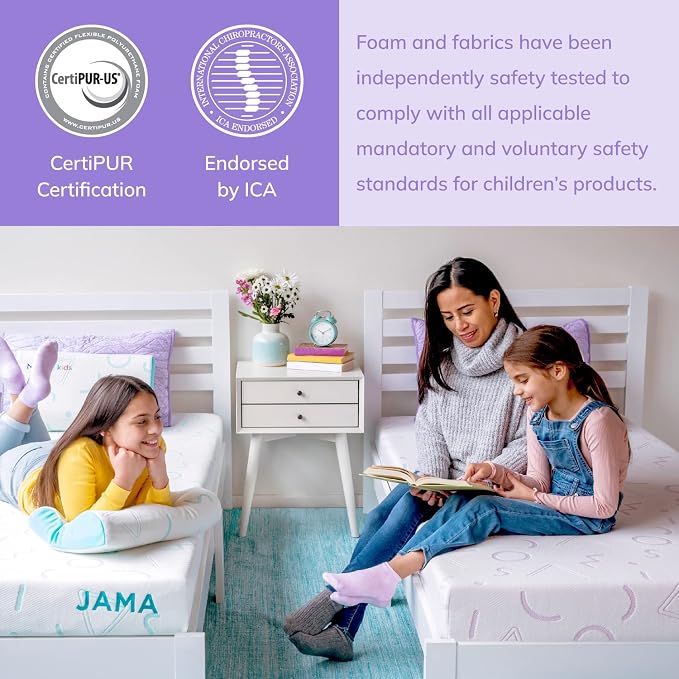 MLILY Kids Pillow for Sleeping, Adjustable Kids Memory Foam Pillow for Bed Set - Image 6