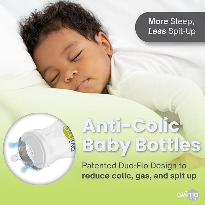 Avima Baby 9 oz Anti Colic Baby Bottles - Image 3