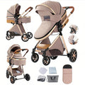 2 in 1 Baby Stroller with Bassinet Mode, Reversible Infant Pram, One-Click by Unknown