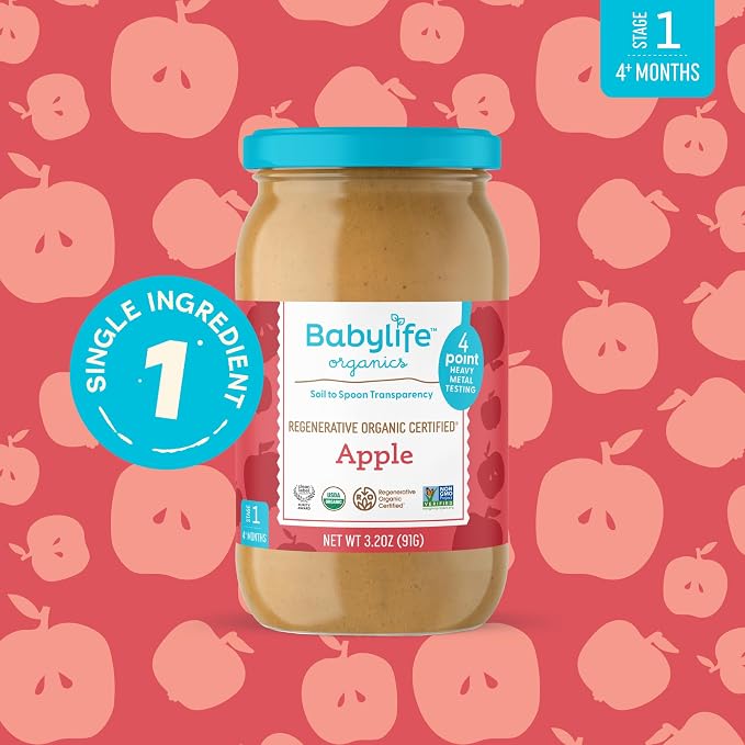 Babylife Organics Stage 1 – Heavy Metal Safe, Organic Baby Food - Image 3
